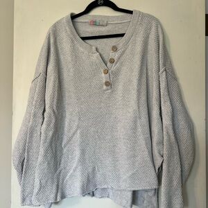 Free People Light Gray Women's Sweater